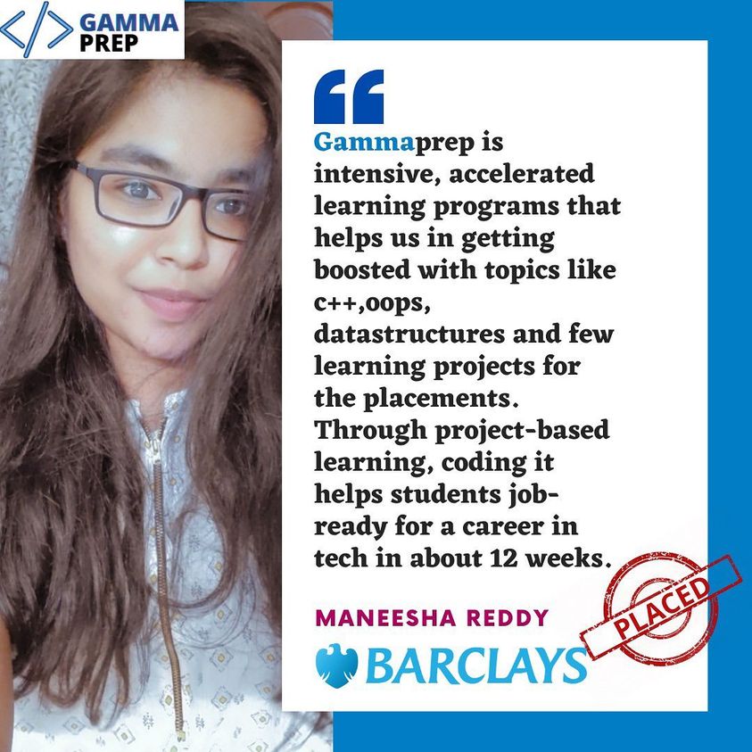 Student testimonial 1