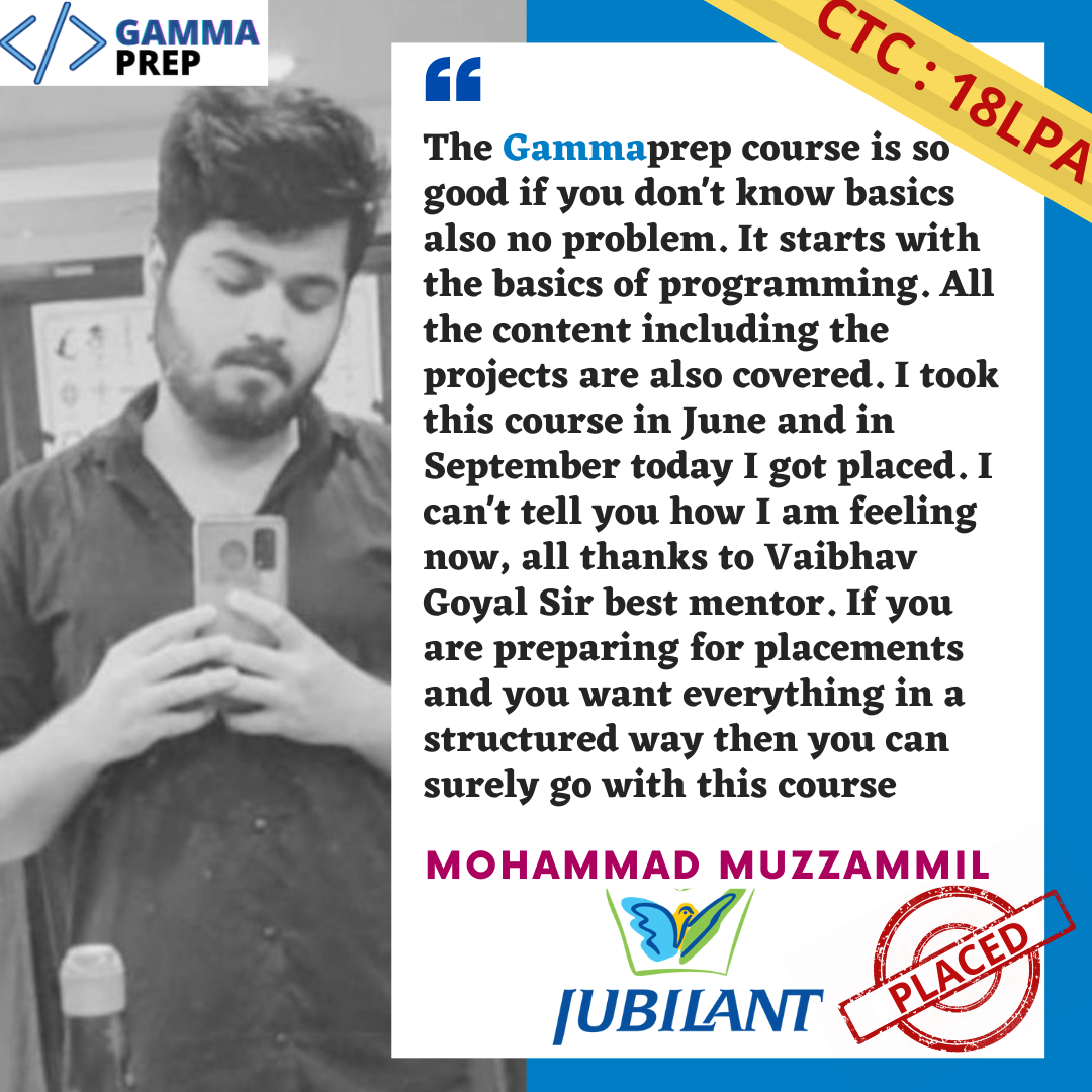 Student testimonial 20